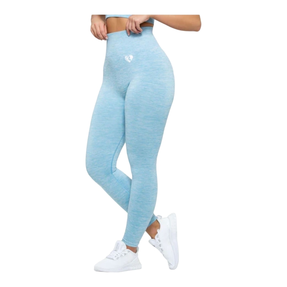 Women's Best, Blue High-Waisted Seamless Leggings